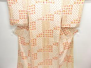 アンティーク　花模様着物